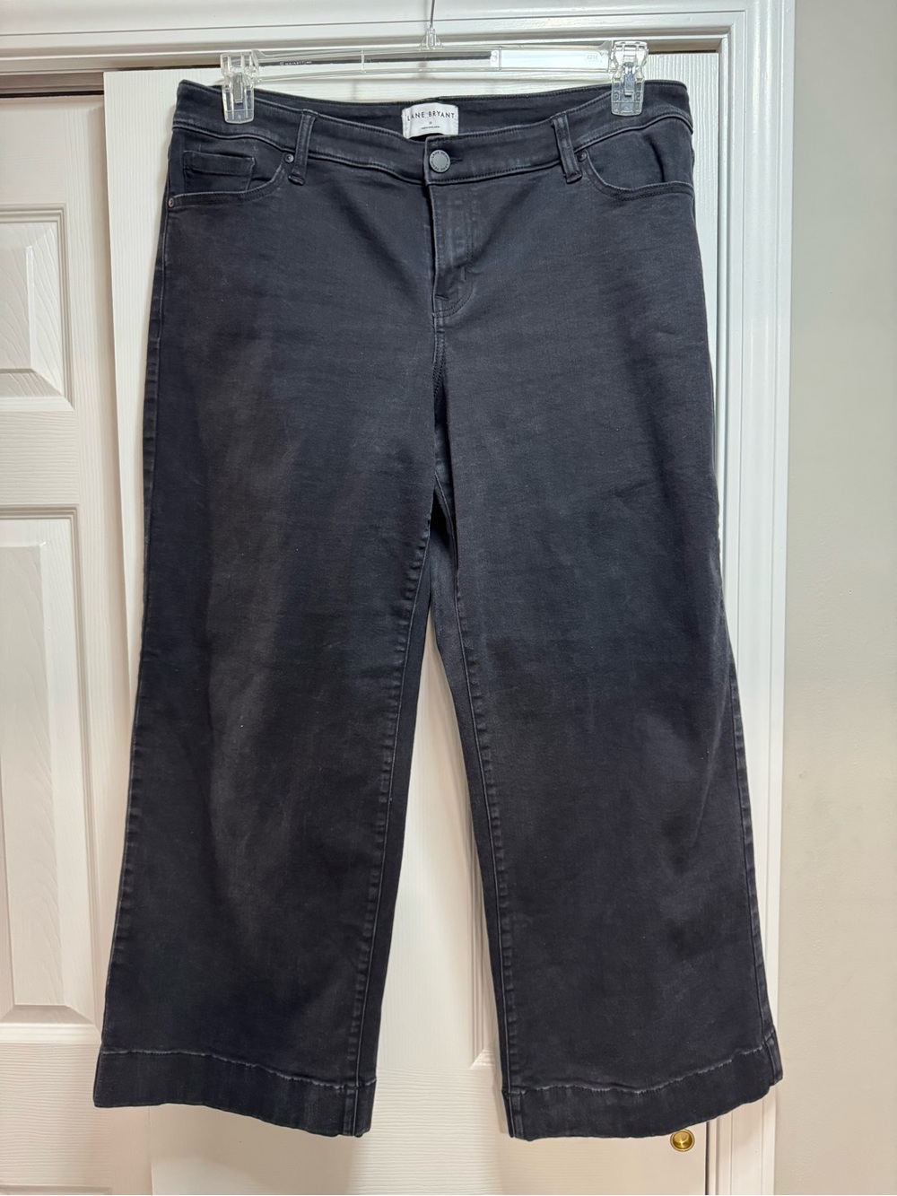 Lane Bryant Black Wide Leg Jeans